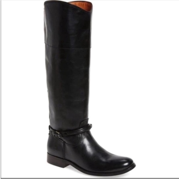 Frye Shoes - NEW Frye Melissa Seam Tall Riding Boots Black 7